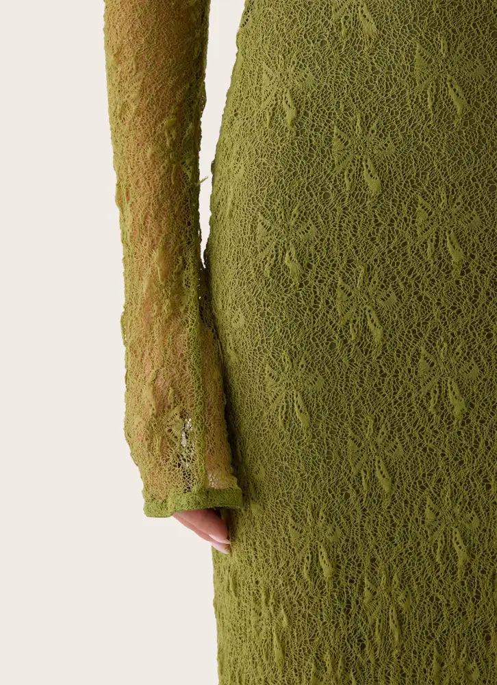 Chalet Maxi Dress - Olive Green - Maxi Dresses