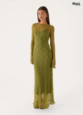 Chalet Maxi Dress - Olive Green - Maxi Dresses
