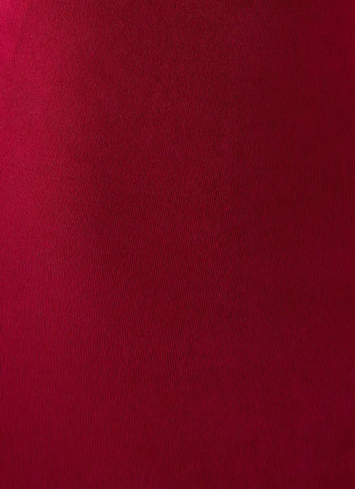Lush Static Maxi Dress - Sangria - Maxi Dresses