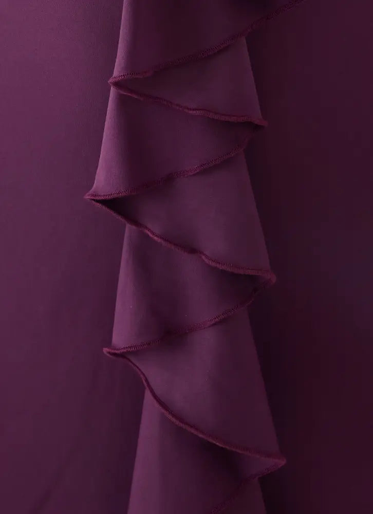 Velocity Jersey Mini Dress - Eggplant - Mini Dresses